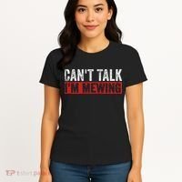 Can't Talk I'm Mewing Funny Quote Women's T-Shirt thumb 4