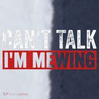 Can't Talk I'm Mewing Funny Quote Sport-Tek Competitor United Soccer Jersey thumb 4