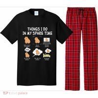 Capybara Things I Do In My Spare Time Funny Capybara Pajama Set thumb 0