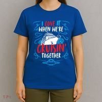 Cruisin Together I Cruise Ship Cruise Boat Cruise Gift T-Shirt thumb 4
