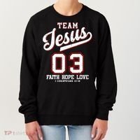 Christian Team Jesus 03 Faith Hope Love Women's Sweatshirt thumb 0