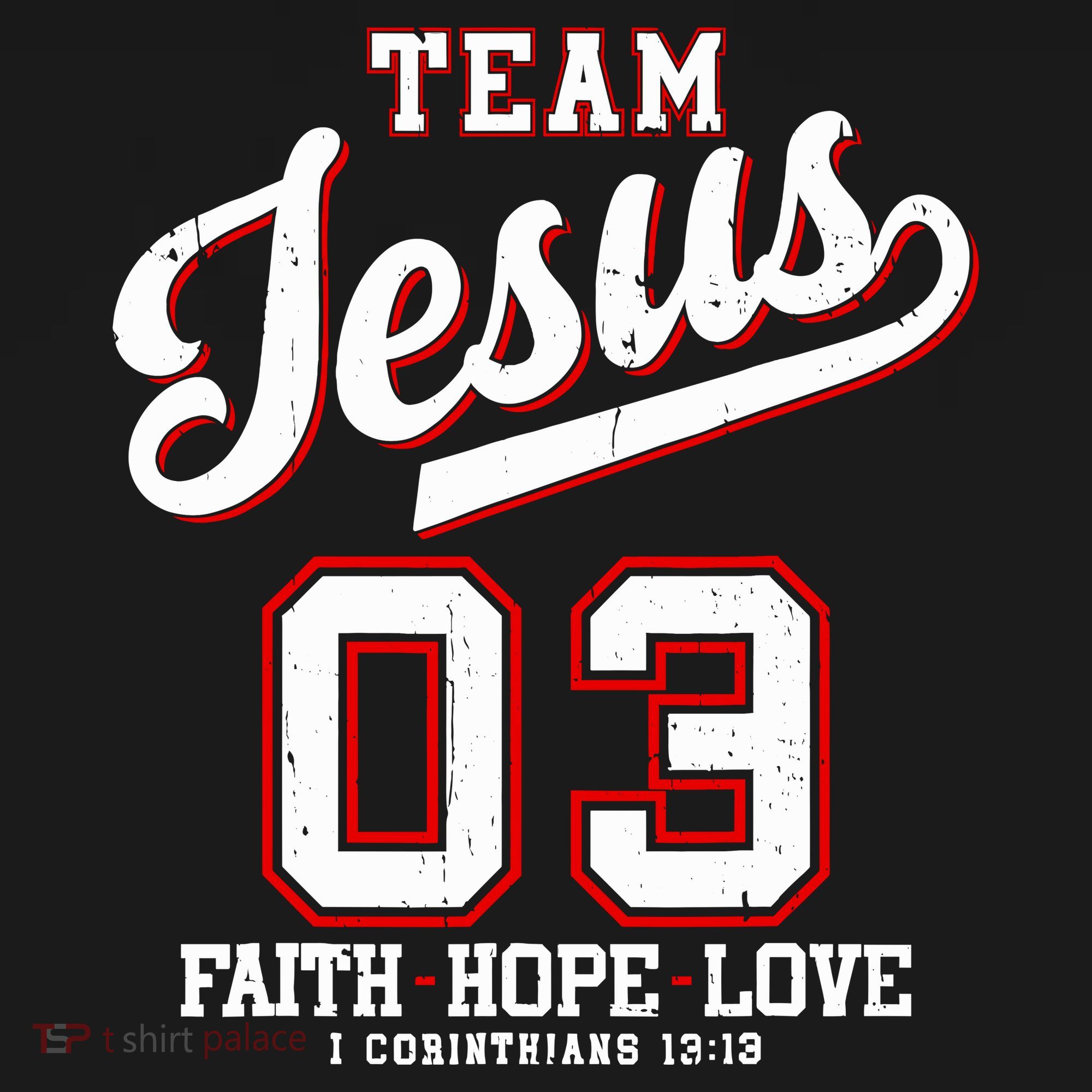 Christian Team Jesus 03 Faith Hope Love Polo