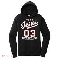 Christian Team Jesus 03 Faith Hope Love Women's Hoodie thumb 0