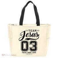 Christian Team Jesus 03 Faith Hope Love Tote Bag thumb 0