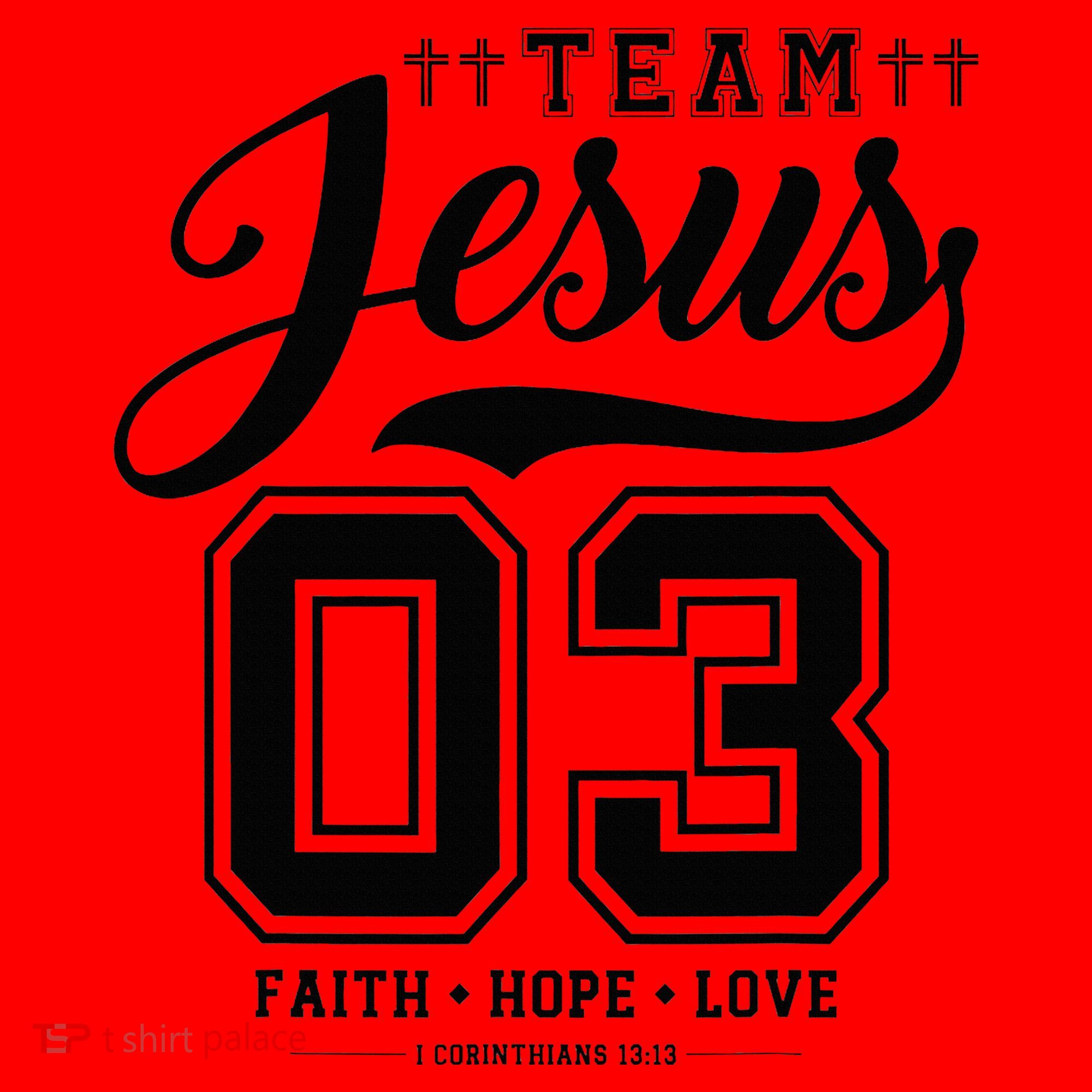 Christian Team Jesus 03 Faith Hope Love Santa Hat