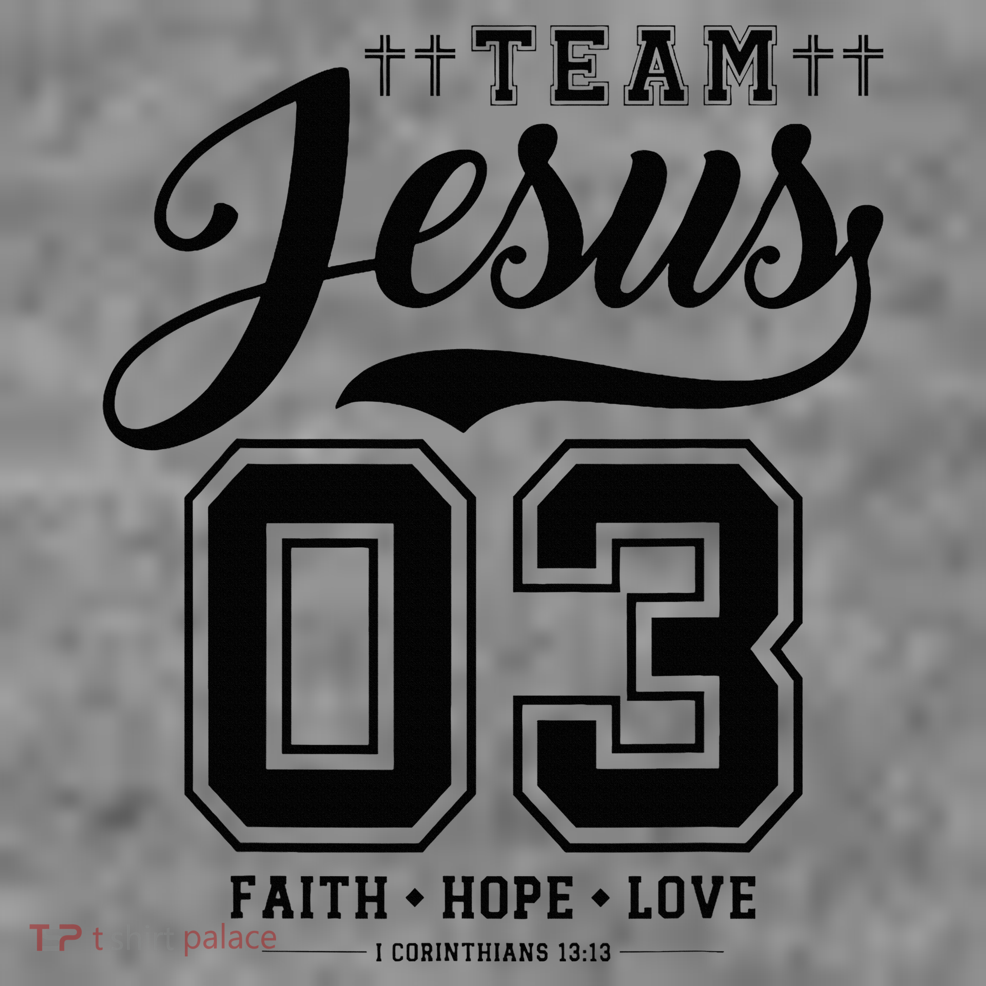 Christian Team Jesus 03 Faith Hope Love Toddler Hoodie