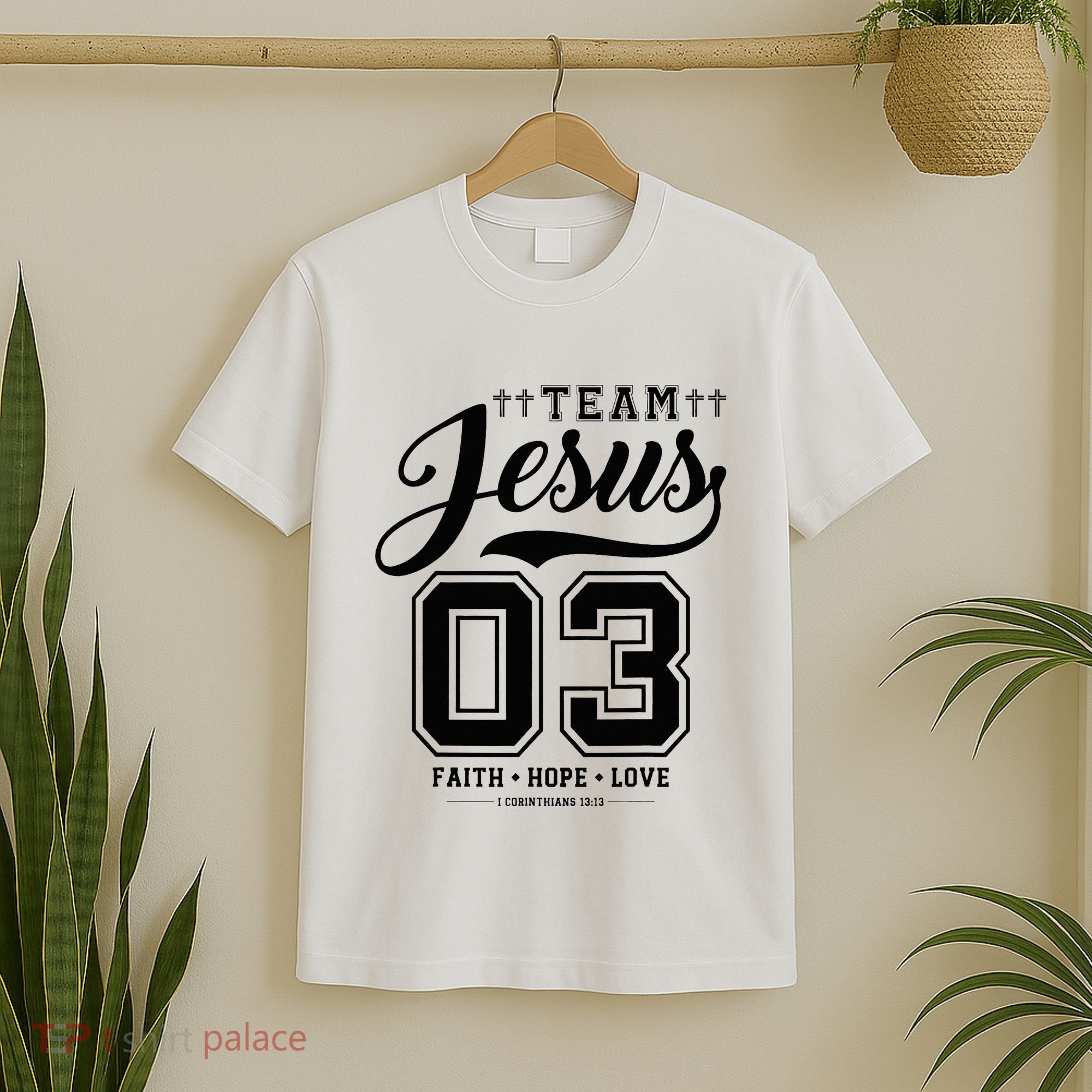 Christian Team Jesus 03 Faith Hope Love T-Shirt