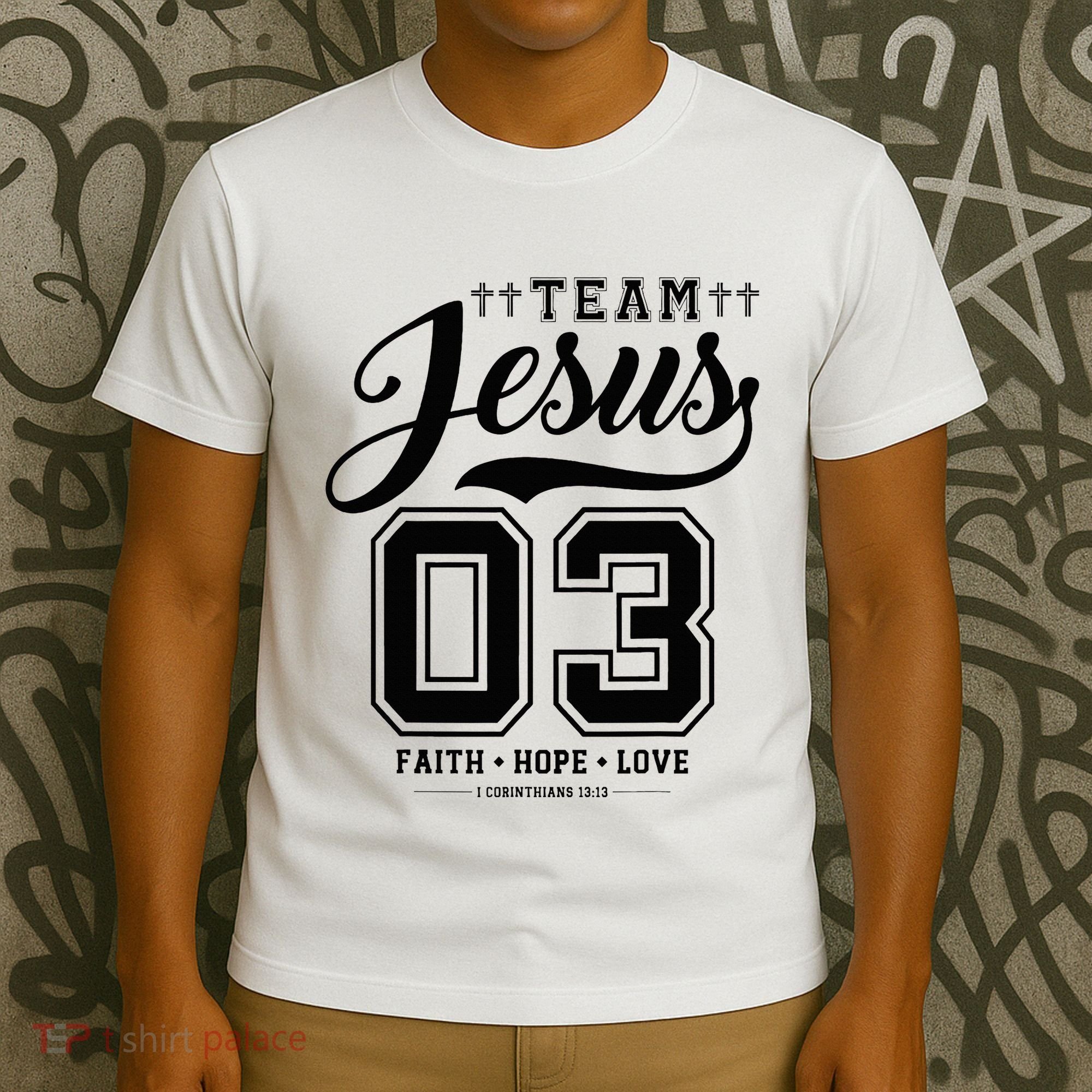 Christian Team Jesus 03 Faith Hope Love T-Shirt