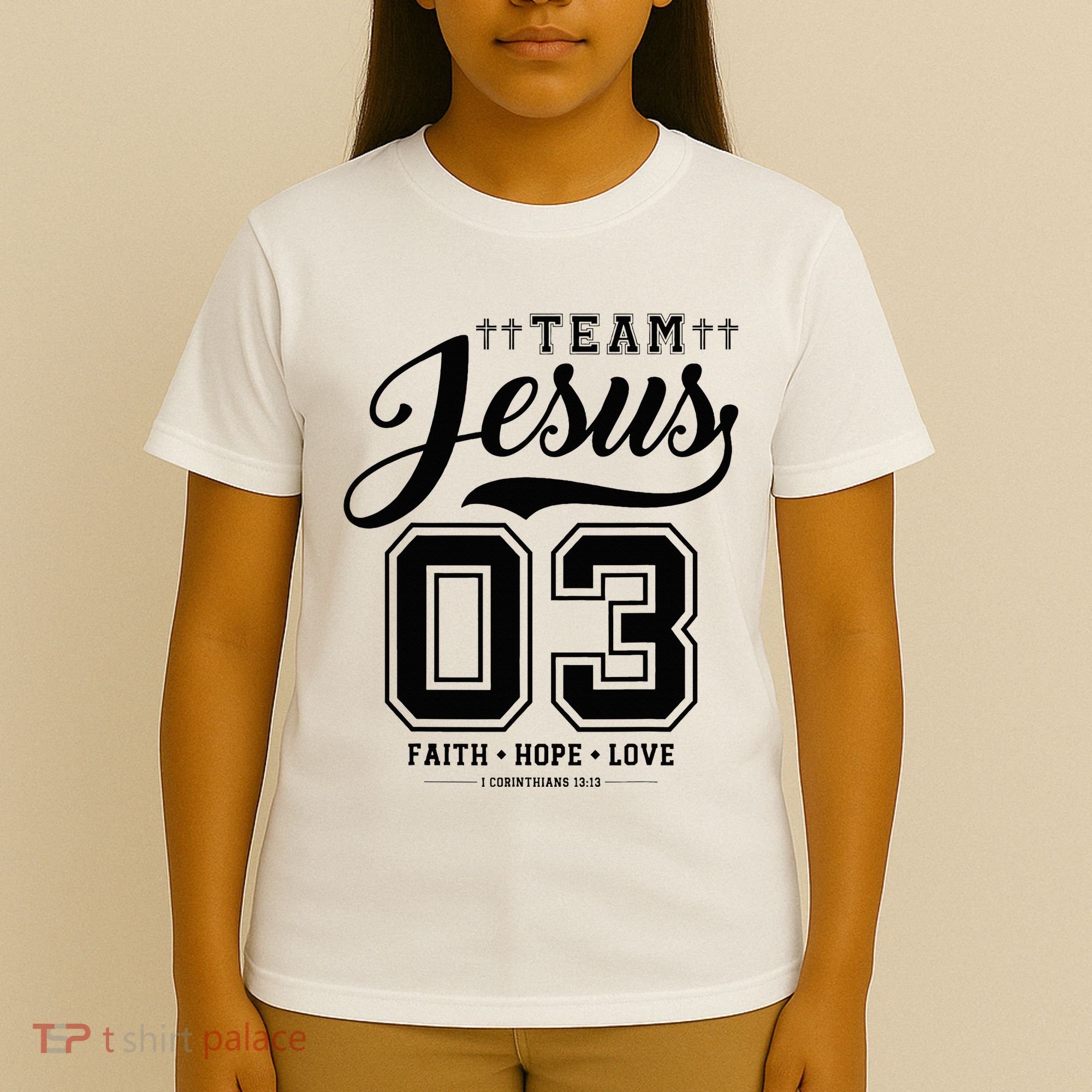 Christian Team Jesus 03 Faith Hope Love T-Shirt