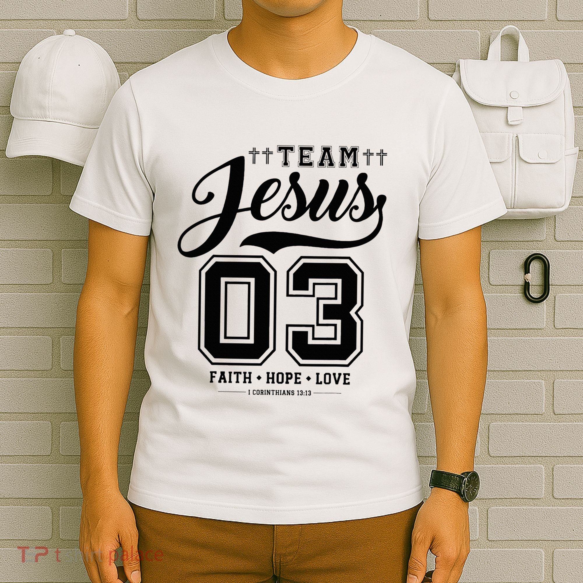 Christian Team Jesus 03 Faith Hope Love T-Shirt
