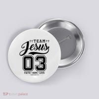Christian Team Jesus 03 Faith Hope Love Button thumb 0