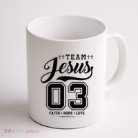 Christian Team Jesus 03 Faith Hope Love Coffee Mug thumb 1