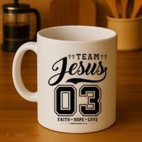 Christian Team Jesus 03 Faith Hope Love Coffee Mug thumb 4