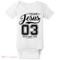 Christian Team Jesus 03 Faith Hope Love Baby Bodysuit thumb 0