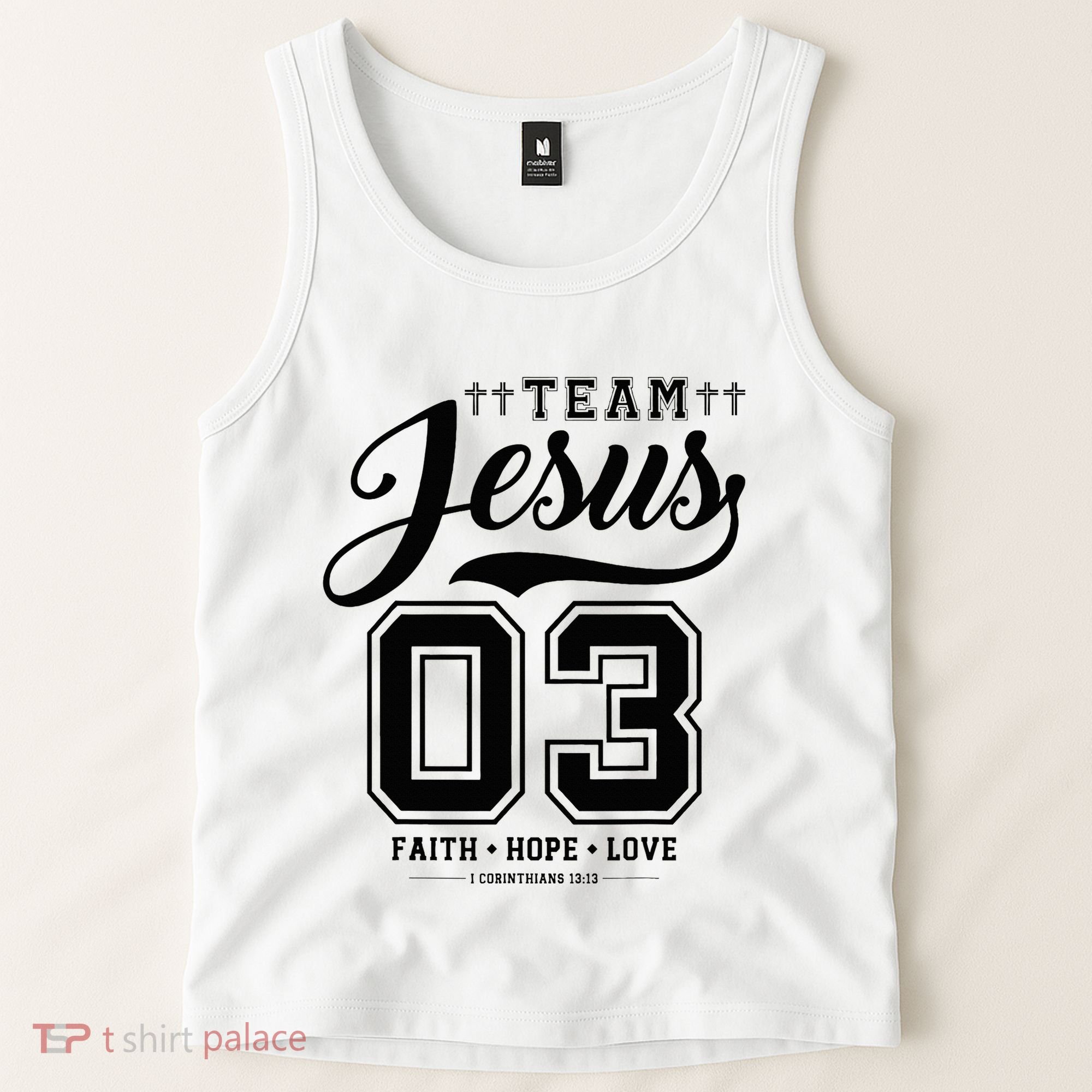 Christian Team Jesus 03 Faith Hope Love Tank Top