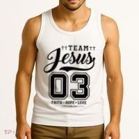 Christian Team Jesus 03 Faith Hope Love Tank Top thumb 3