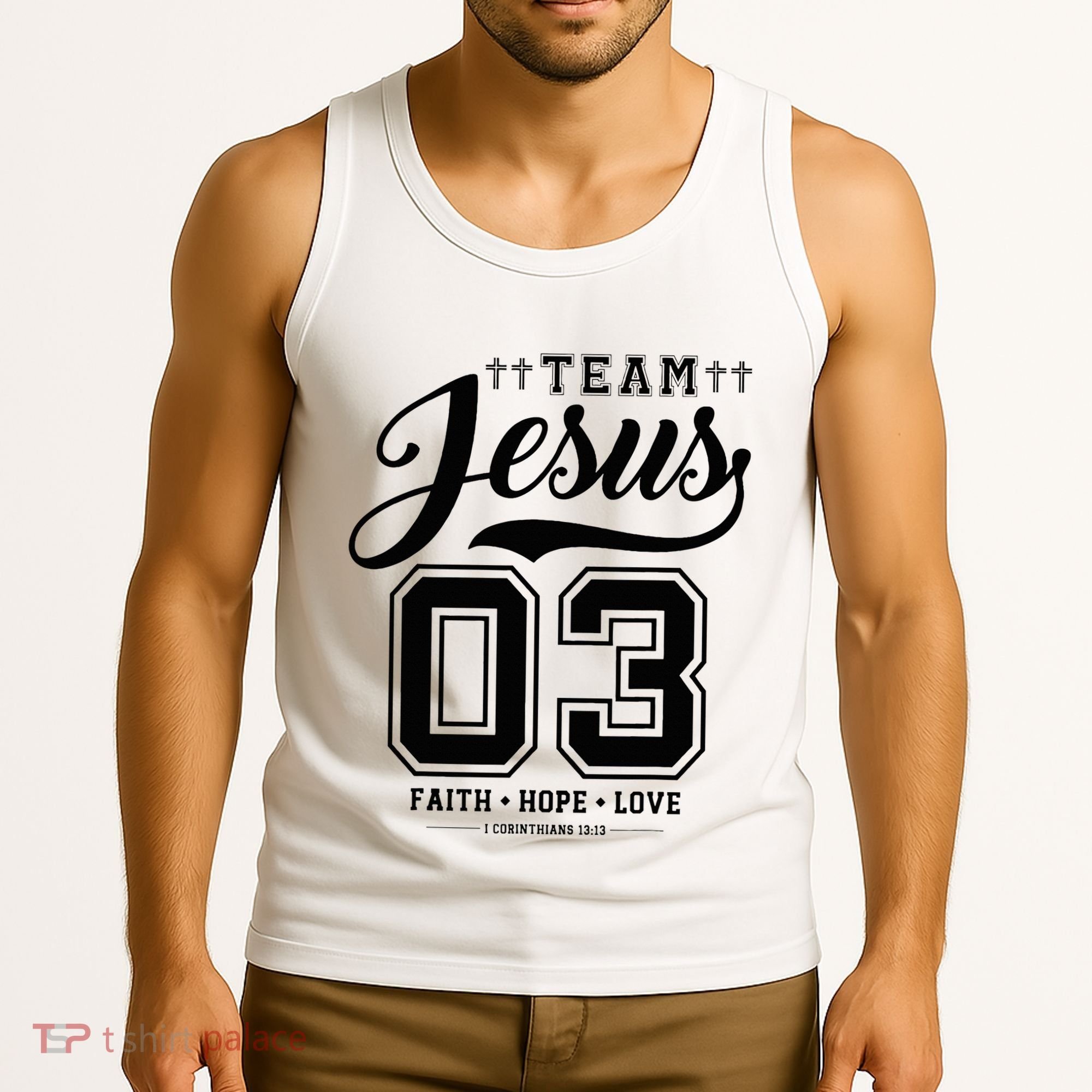 Christian Team Jesus 03 Faith Hope Love Tank Top