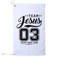Christian Team Jesus 03 Faith Hope Love Golf Towel thumb 0