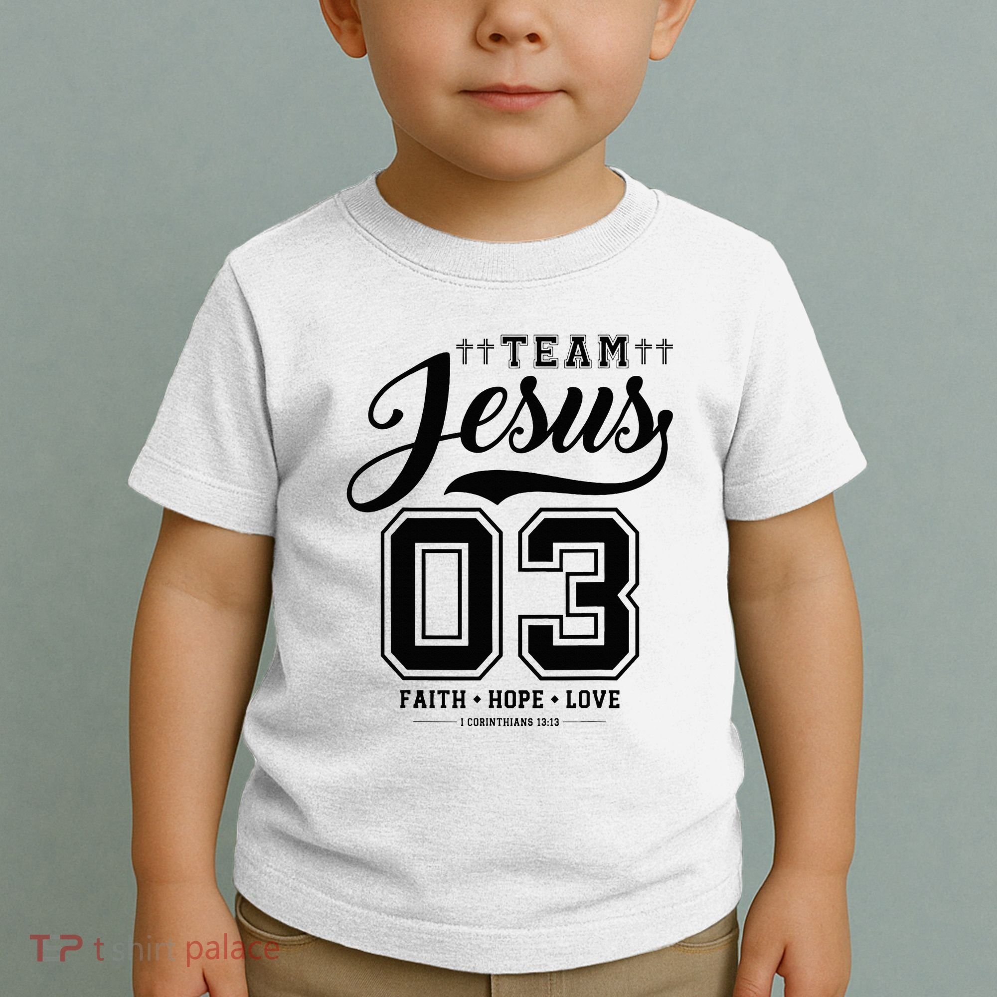 Christian Team Jesus 03 Faith Hope Love Toddler T-Shirt