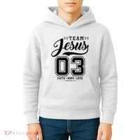 Christian Team Jesus 03 Faith Hope Love Kids Hoodie thumb 4