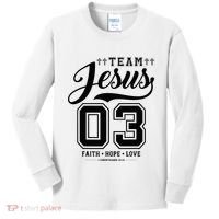 Christian Team Jesus 03 Faith Hope Love Kids Long Sleeve Shirt thumb 0