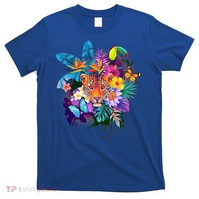 Colorful Tropical Jungle Animals T-Shirt
