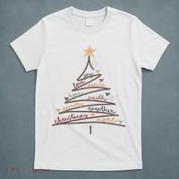 Christmas Tree Joy Love Peace Hope Faith T-Shirt thumb 5