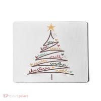 Christmas Tree Joy Love Peace Hope Faith Mousepad thumb 0