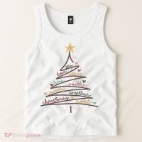 Christmas Tree Joy Love Peace Hope Faith Tank Top thumb 2