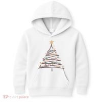 Christmas Tree Joy Love Peace Hope Faith Kids Hoodie thumb 0