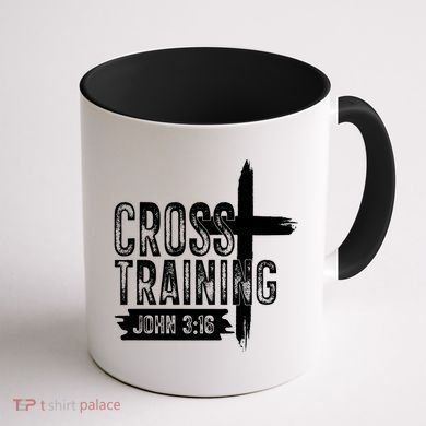 Cross Training John 3:16 Coffee Mug back