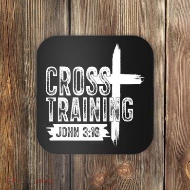 Cross Training John 3:16 Coaster