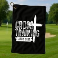 Cross Training John 3:16 Golf Towel thumb 1