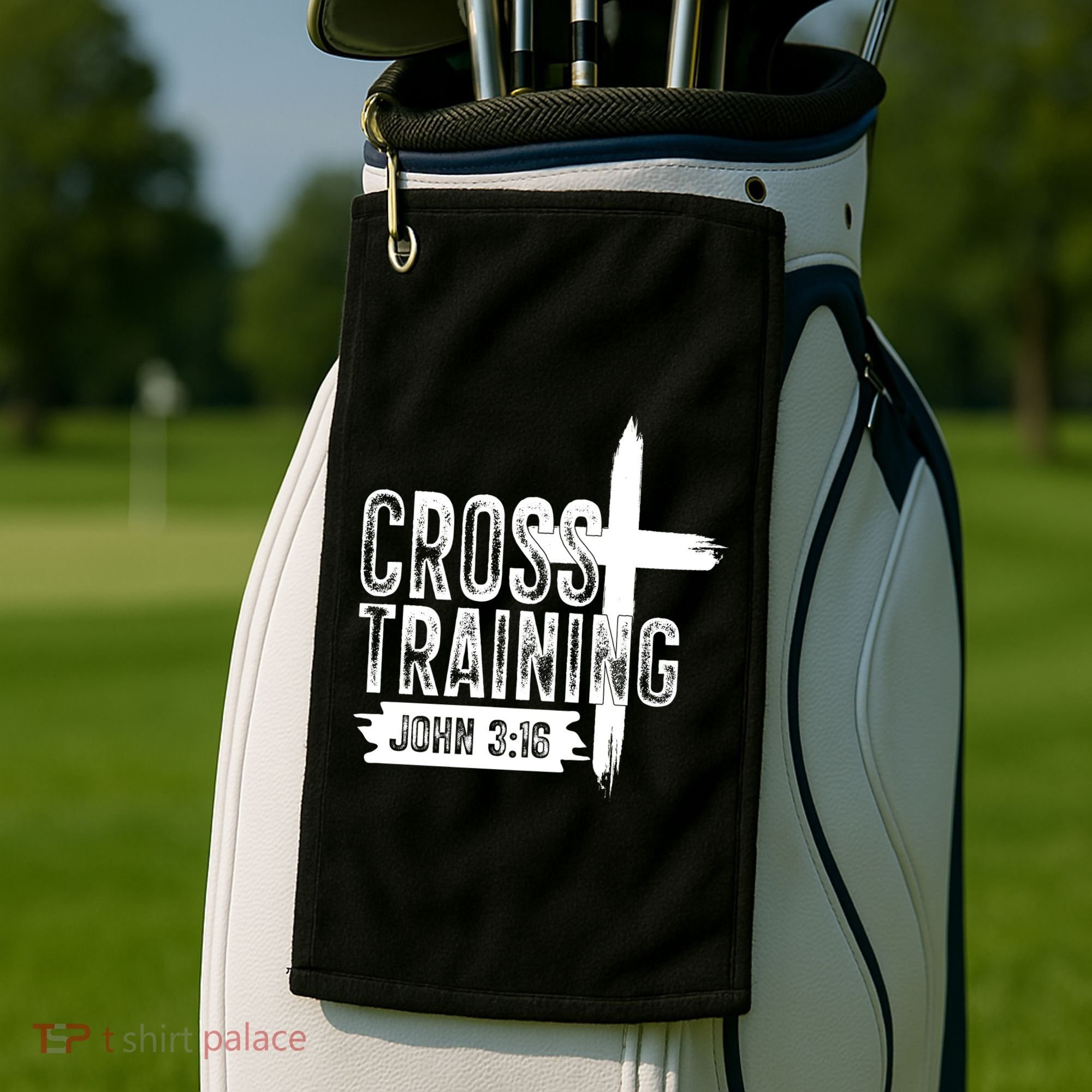 Cross Training John 3:16 Golf Towel