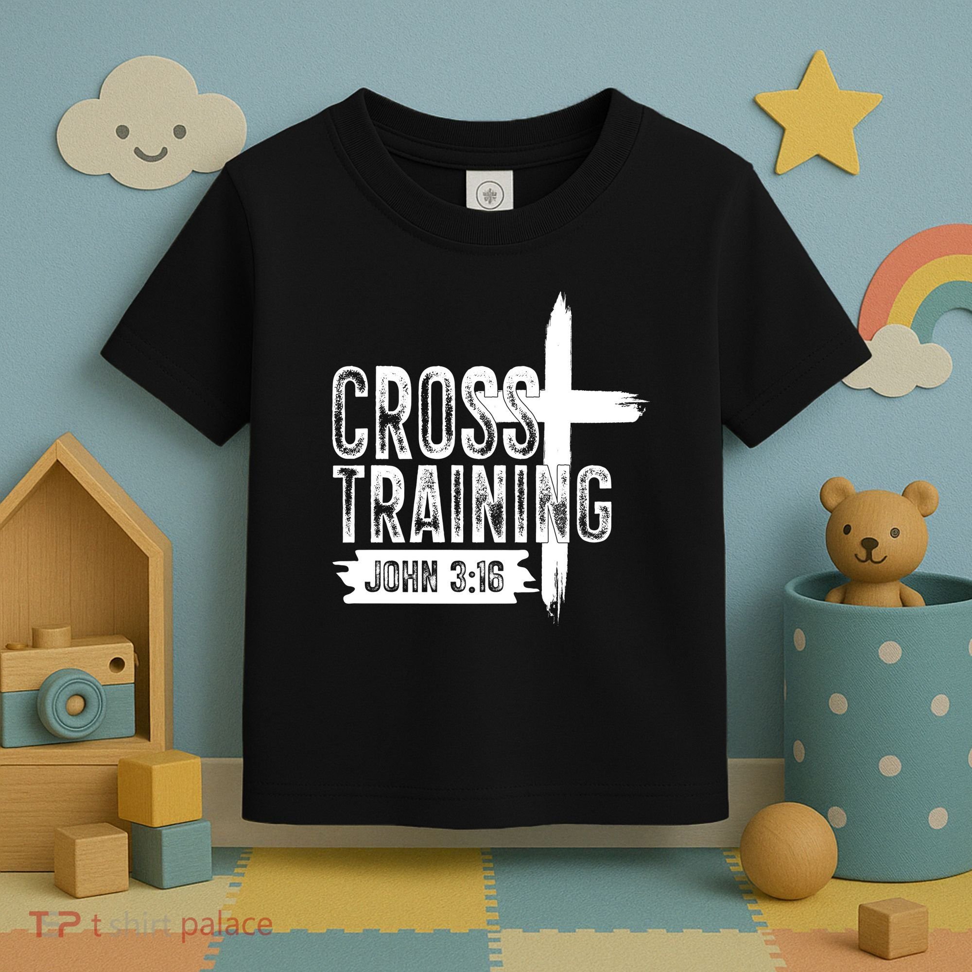 Cross Training John 3:16 Toddler T-Shirt