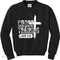 Cross Training John 3:16 Kids Sweatshirt thumb 0