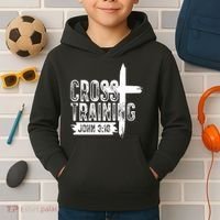Cross Training John 3:16 Kids Hoodie thumb 2