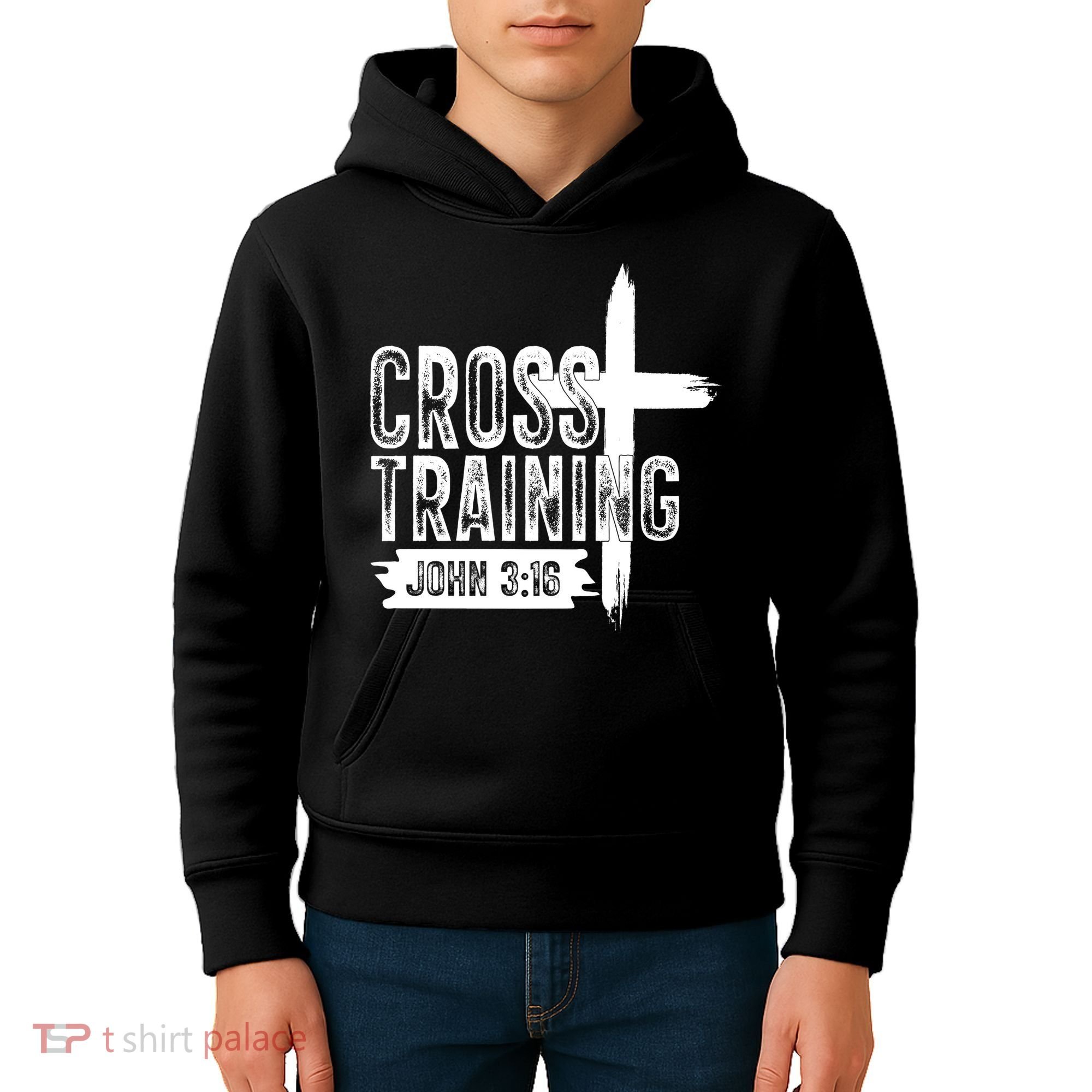 Cross Training John 3:16 Kids Hoodie