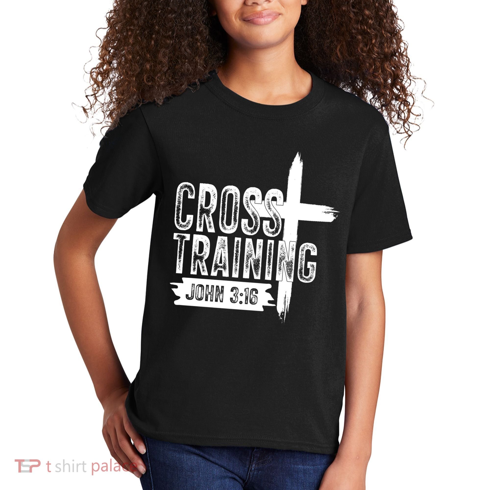 Cross Training John 3:16 Kids T-Shirt