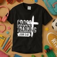 Cross Training John 3:16 Kids T-Shirt thumb 3