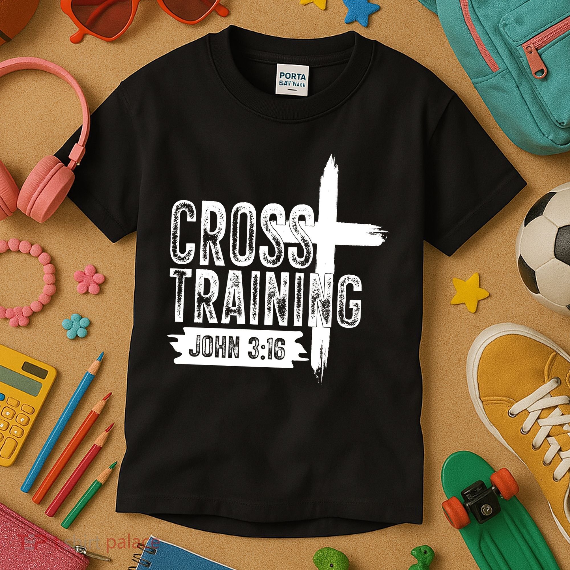 Cross Training John 3:16 Kids T-Shirt