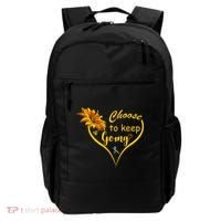Choose To Keep Going Brain Cancer Awareness Backpack thumb 0