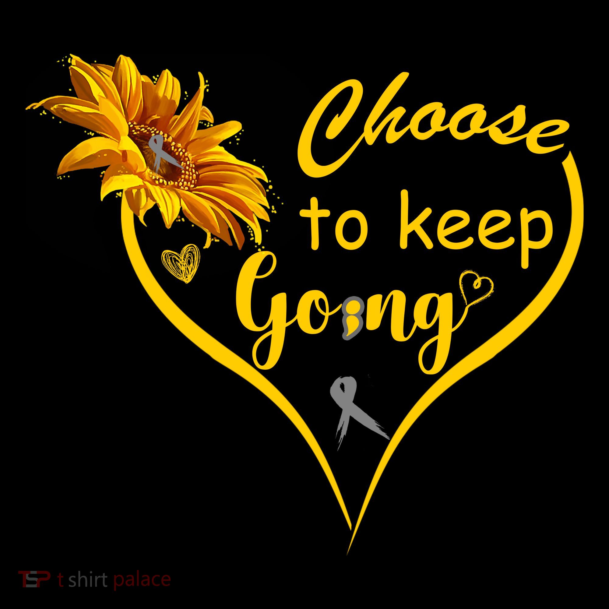 Choose To Keep Going Brain Cancer Awareness Coffee Mug