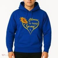 Choose To Keep Going Brain Cancer Awareness Hoodie thumb 2