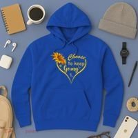Choose To Keep Going Brain Cancer Awareness Hoodie thumb 3