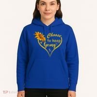 Choose To Keep Going Brain Cancer Awareness Hoodie thumb 5