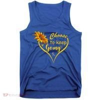 Choose To Keep Going Brain Cancer Awareness Tank Top thumb 0