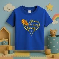Choose To Keep Going Brain Cancer Awareness Toddler T-Shirt thumb 3