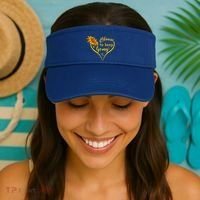 Choose To Keep Going Brain Cancer Awareness Visor thumb 2