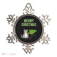 Christmas Tree Knocked Over By Gray Tabby Cat Meowy Xmas Ornament thumb 0